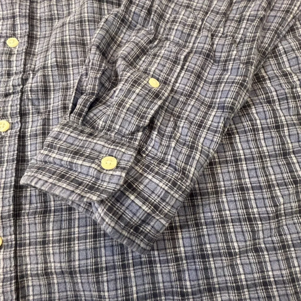 Polo Ralph Lauren Shirt Mens XL Blue Plaid Button Down Classic Fit Cotton NWT
